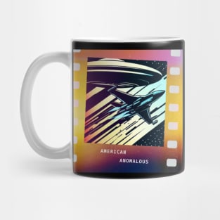 American Anomalous Space UFO Unidentified Saucer Fighter Jet Film Mug